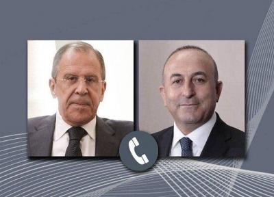وزرای خارجه ترکیه و روسیه تلفنی رایزنی کردند