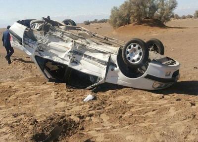 واژگونی 2 خودرو در استان سمنان یک کشته و 3 مصدوم برجا گذاشت