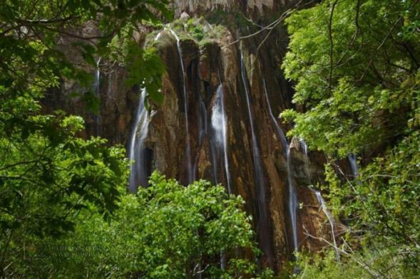 مرتفع ترین آبشار چشمه ای ایران، مارگون