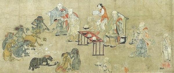نقاشی های 800 ساله از ارواح گرسنه