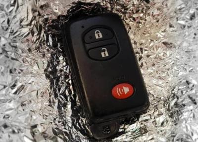 مخفی کردن کلید خودرو در پاکت چیپس برای افزایش ایمنی!