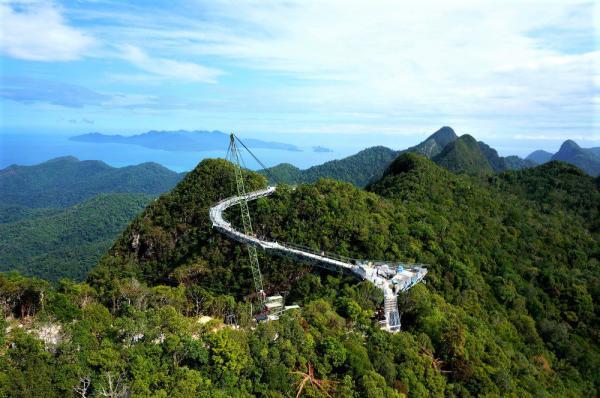 پل هوایی لنکاوی ، معروفترین پل کابلی دنیا لنکاوی Sky Bridge