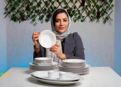 آنالیز سرویس غذاخوری 28 پارچه چینی زرین ایران سری رادیانس