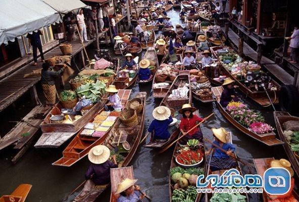 بازارهای شناور در تایلند؛ تجربه ای شگفت انگیز با سفر به سرزمین لبخندها